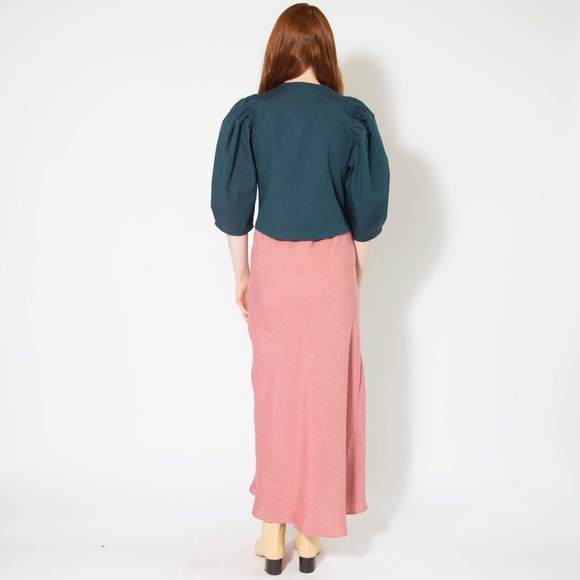 Hackwith Design House - Puff Sleeve Cropped Top - L - Picture 3 of 11